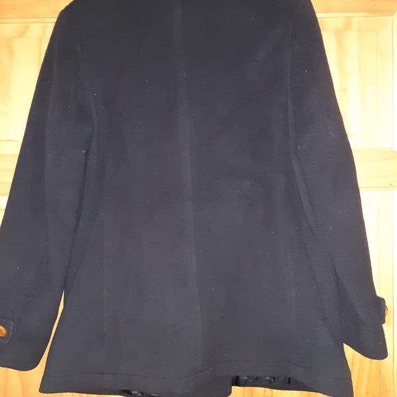 LLBEAN Wool Pea Coat size 14 regular - Picture 2 of 4